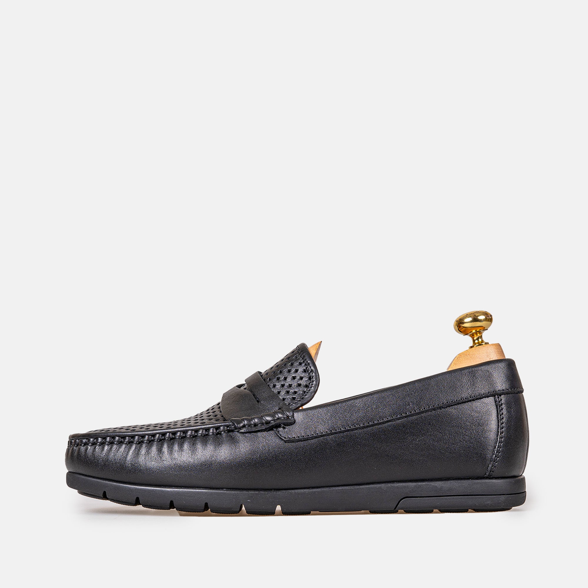 Volzak 050 Mocassin en cuir Noir
