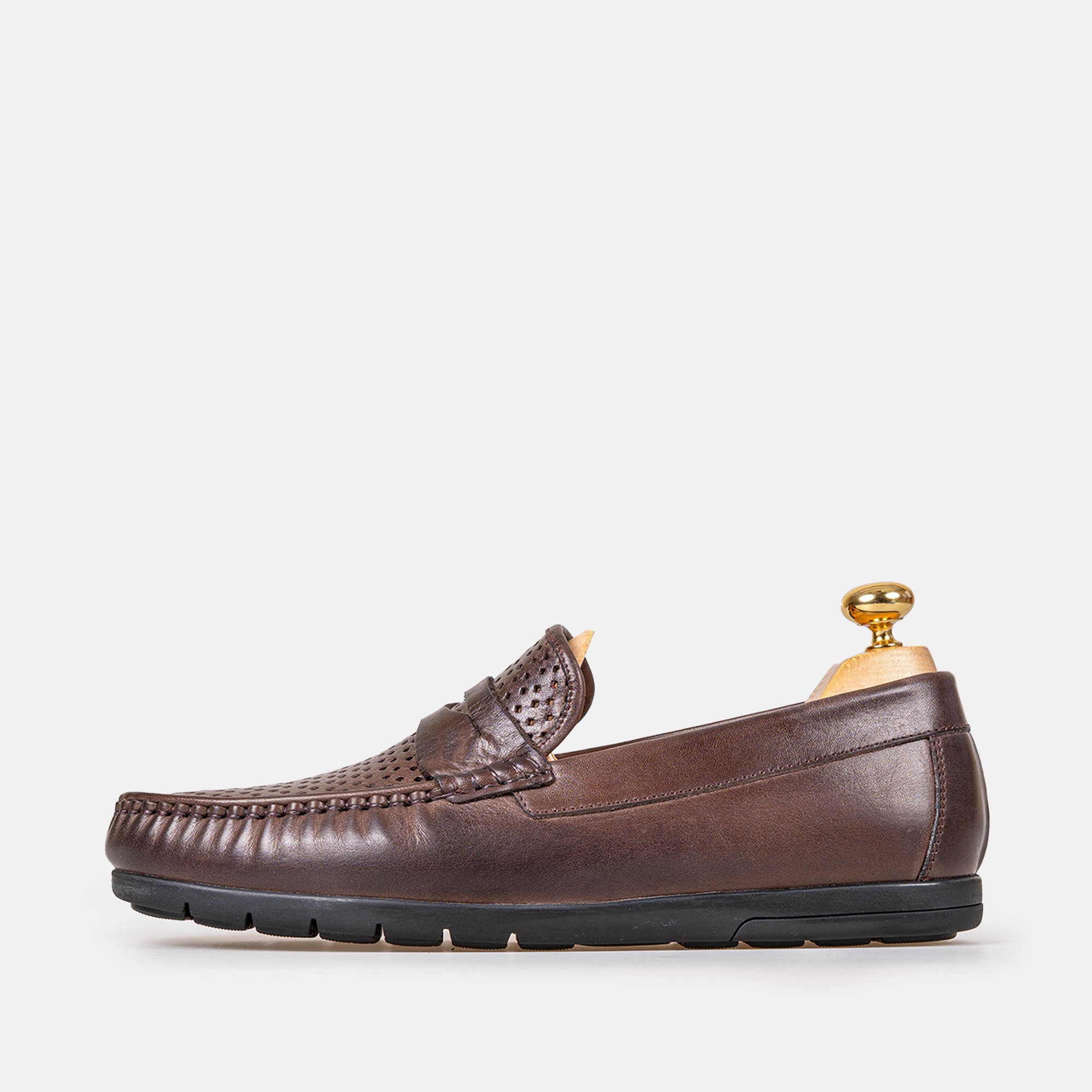 Volzak 050 Mocassin en cuir Marron