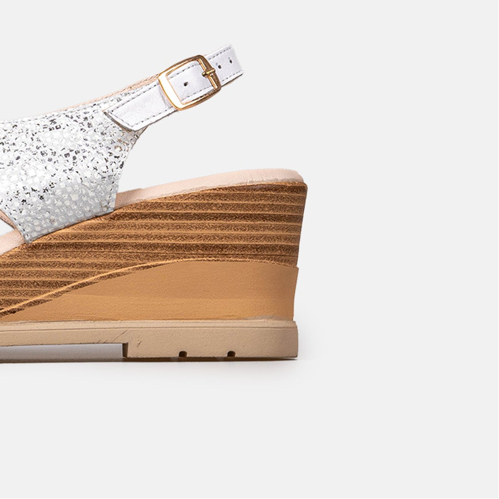 Volzak 5014 Sandale en cuir  Blanc
