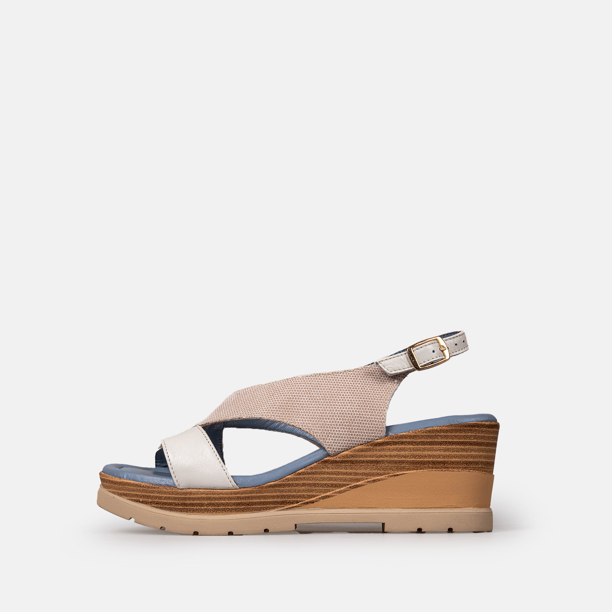 Volzak 5014 Sandale en cuir  Beige