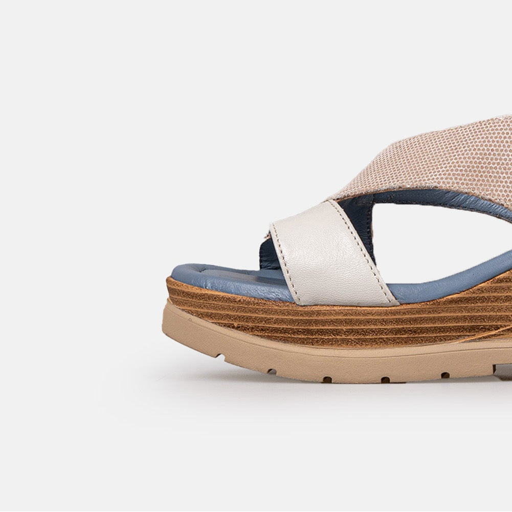 Volzak 5014 Sandale en cuir  Beige