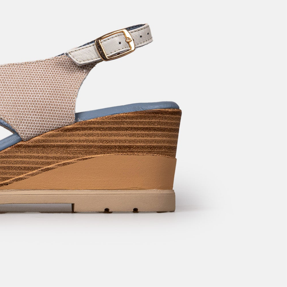 Volzak 5014 Sandale en cuir  Beige