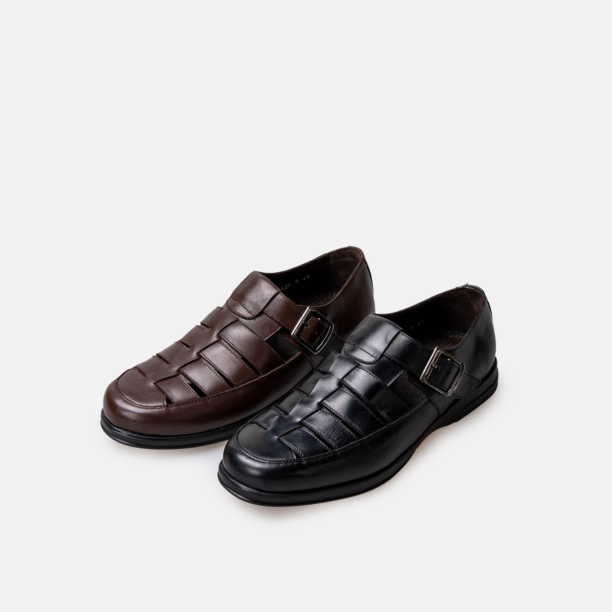Volzak 5422 Sandale en cuir Noir