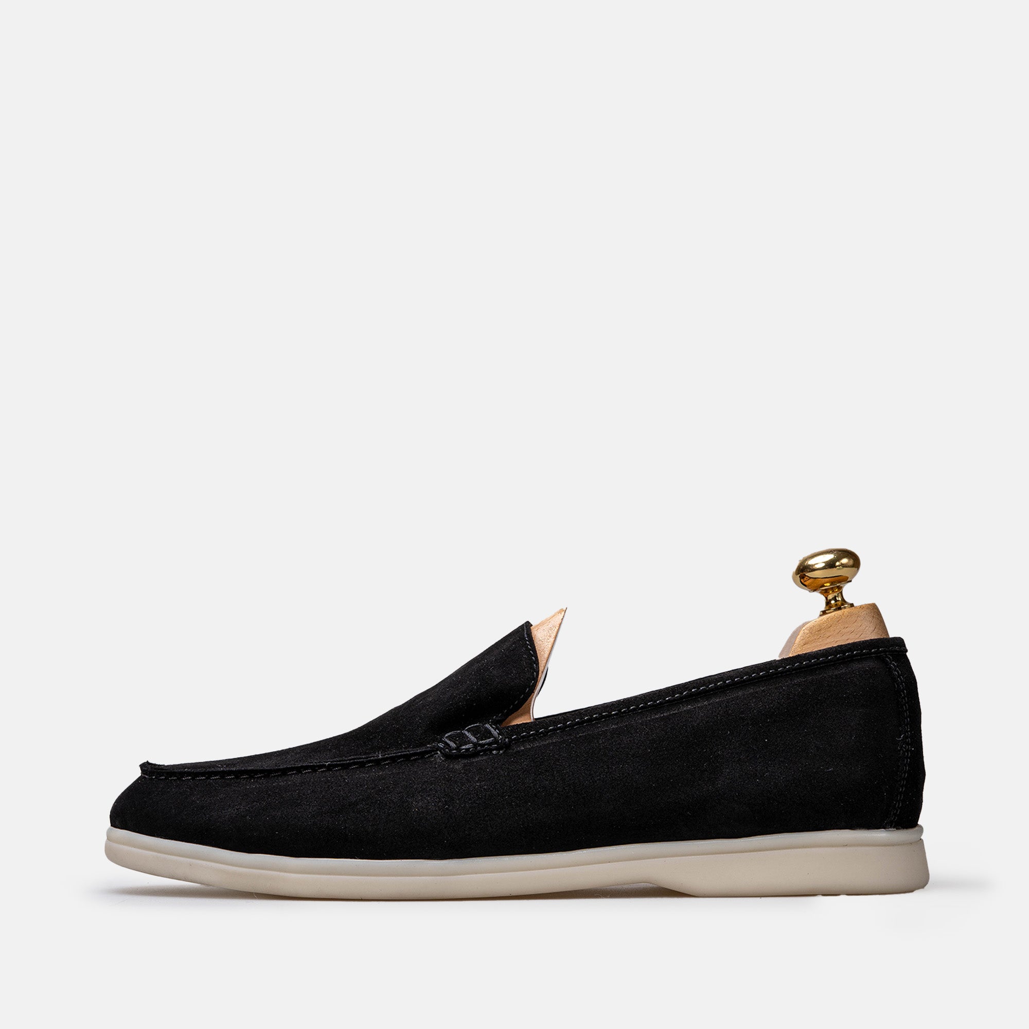 Volzak 3061 s Mocassin en daim Noir