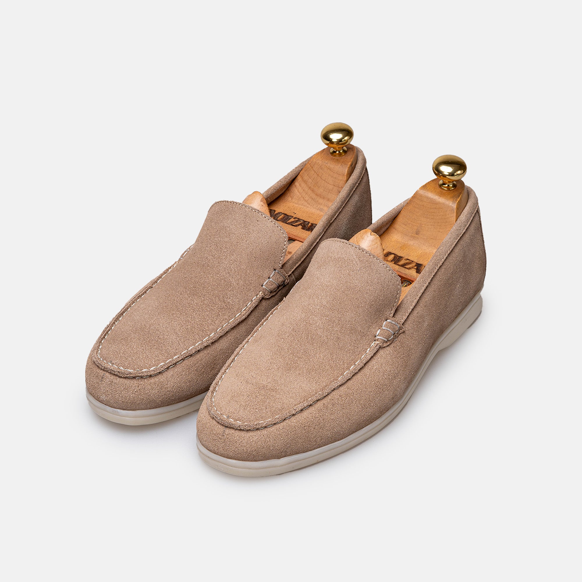 Volzak 3061 s Mocassin en daim Beige