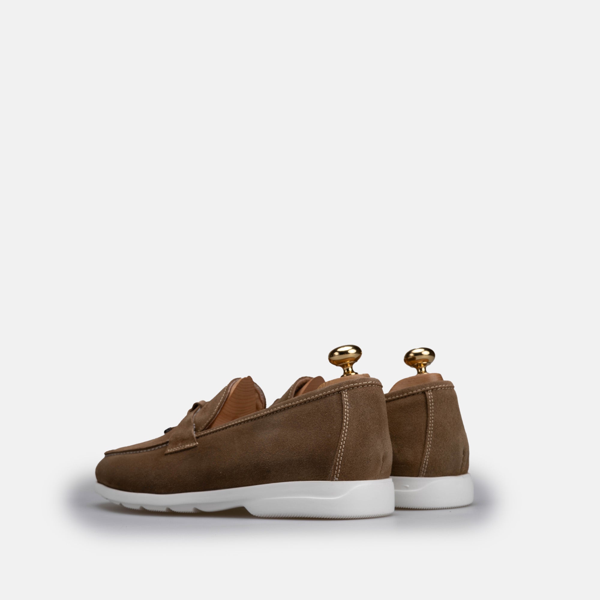 Volzak 3062 Mocassin en daim Beige