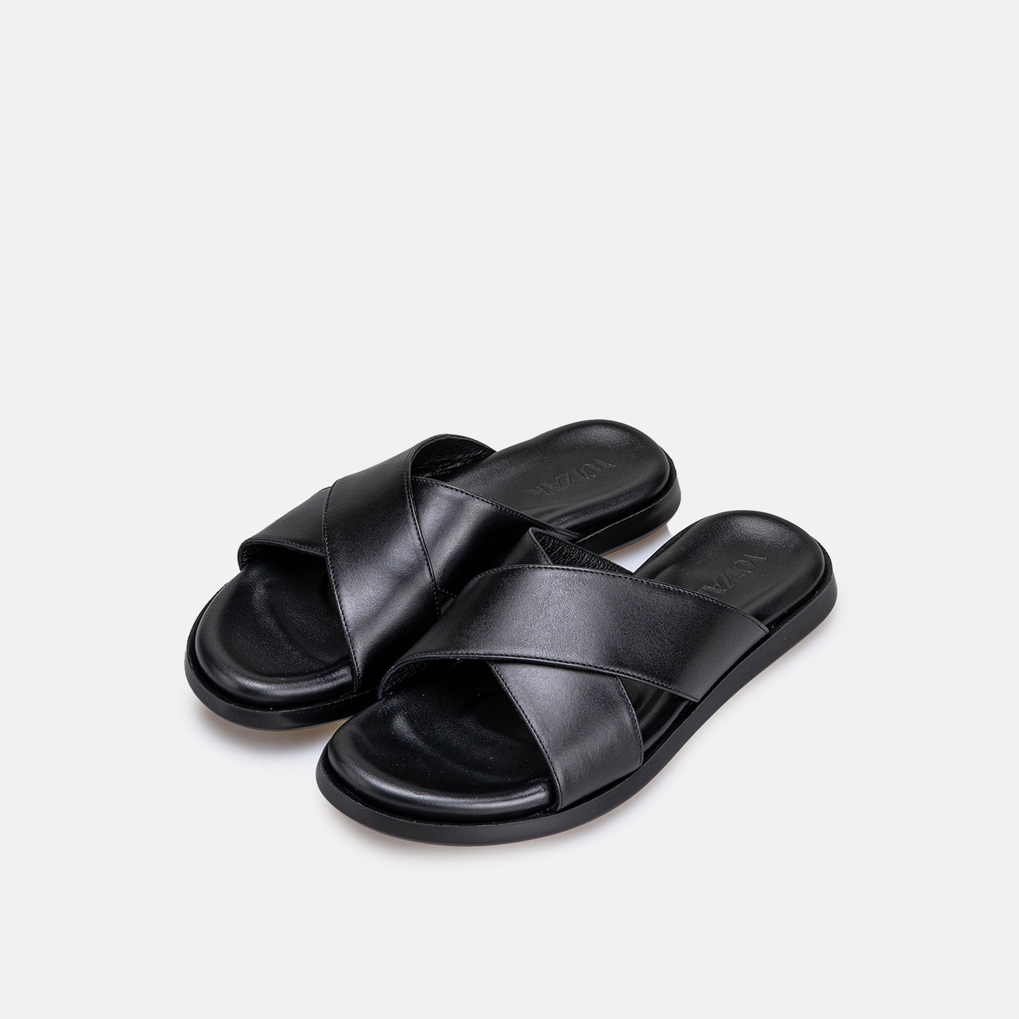 Volzak 5425 Sandale en cuir Noir