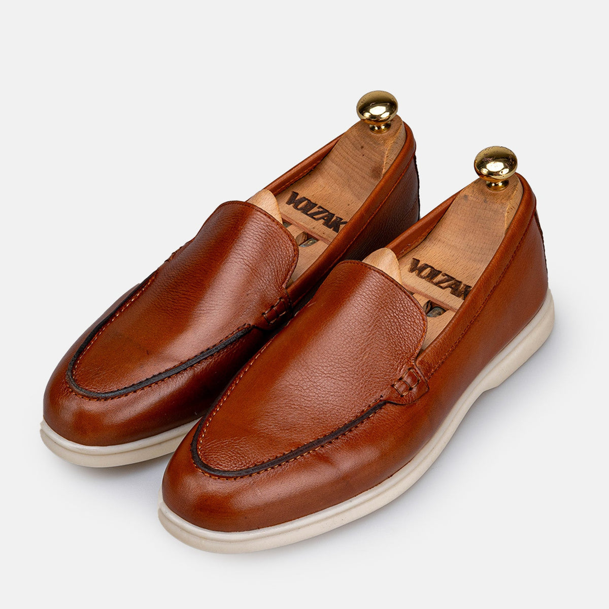 Volzak 3061 s Mocassin en cuir Camel