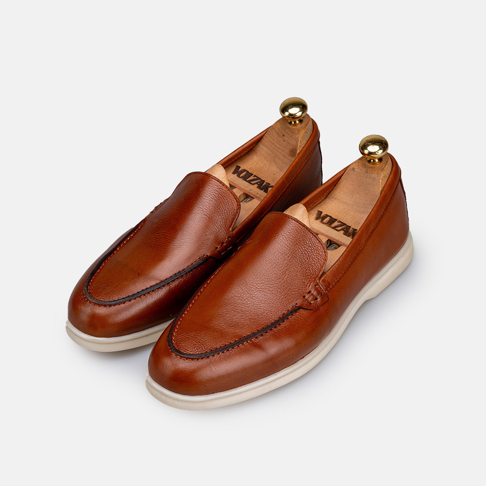 Volzak 3061 s Mocassin en cuir Camel