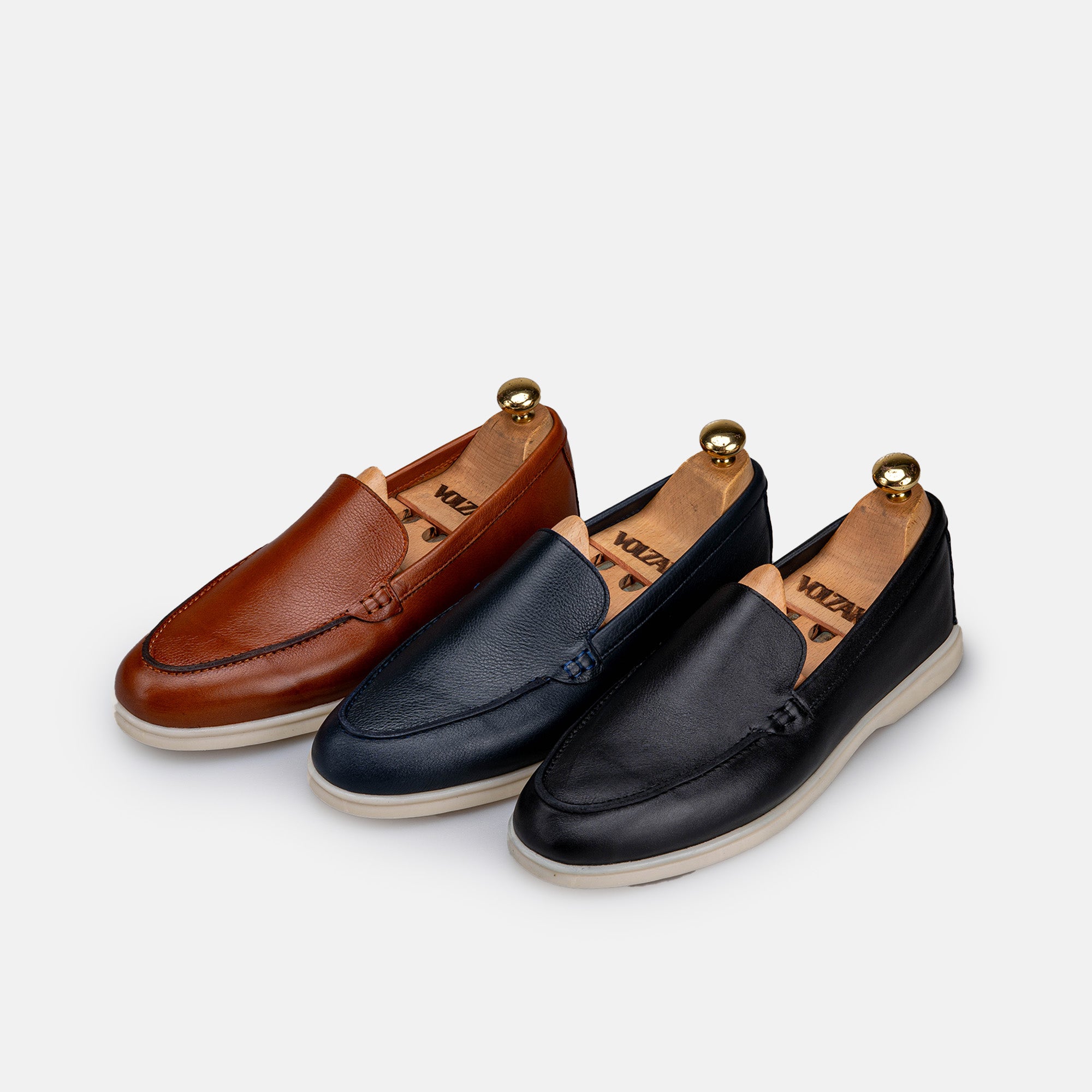Volzak 3061 s Mocassin en cuir Camel