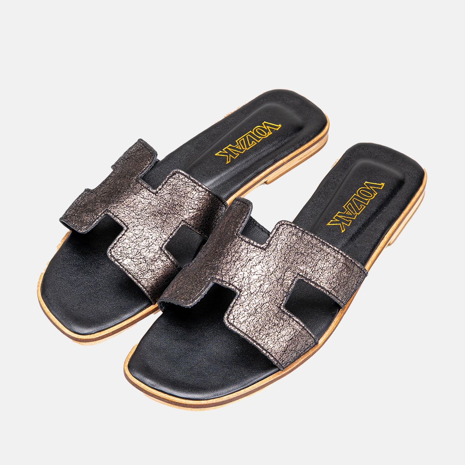 Volzak 900 Sandale en cuir Marron Bronze (Édition Limitée)