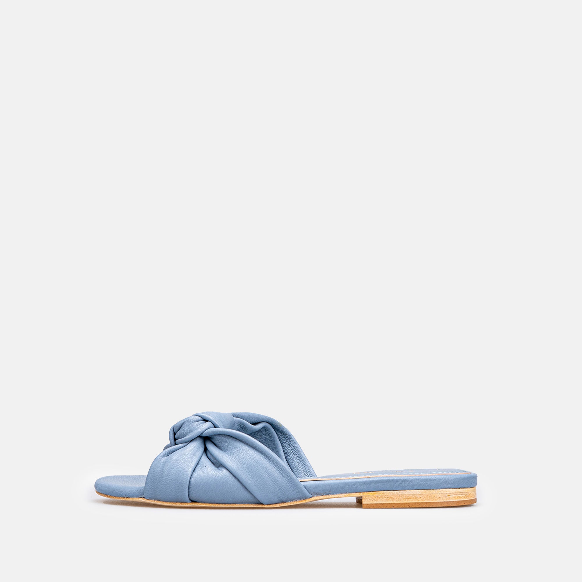 Volzak 524 Sandale en cuir Bleu ciel