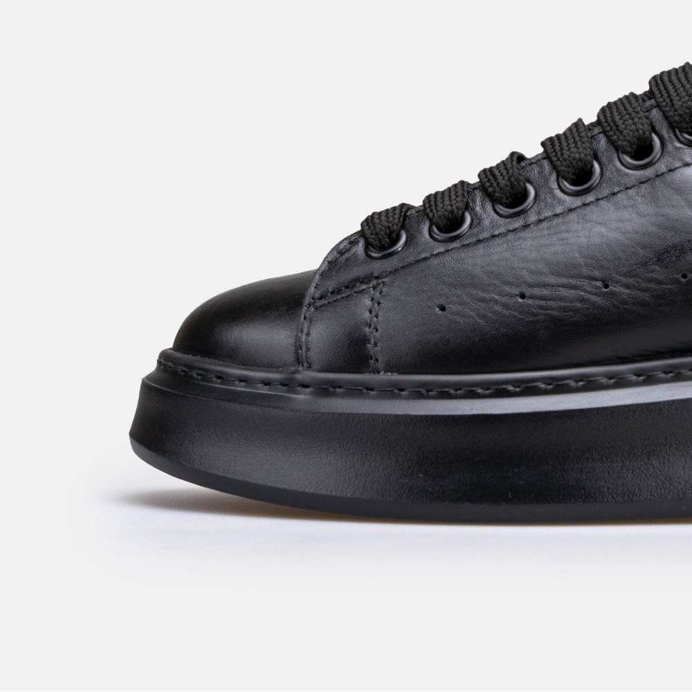 Volzak 2200 basket en cuir Noir