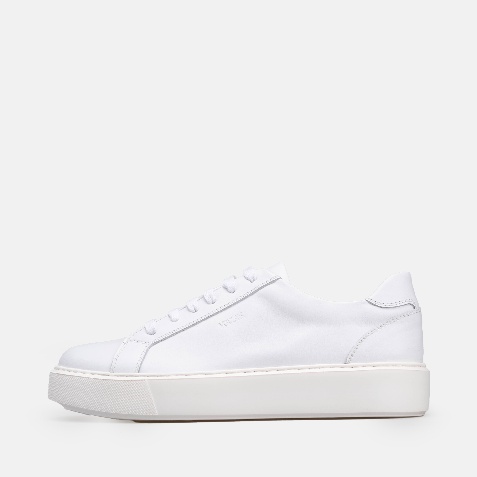 Volzak 6041 S Basket en cuir Blanc