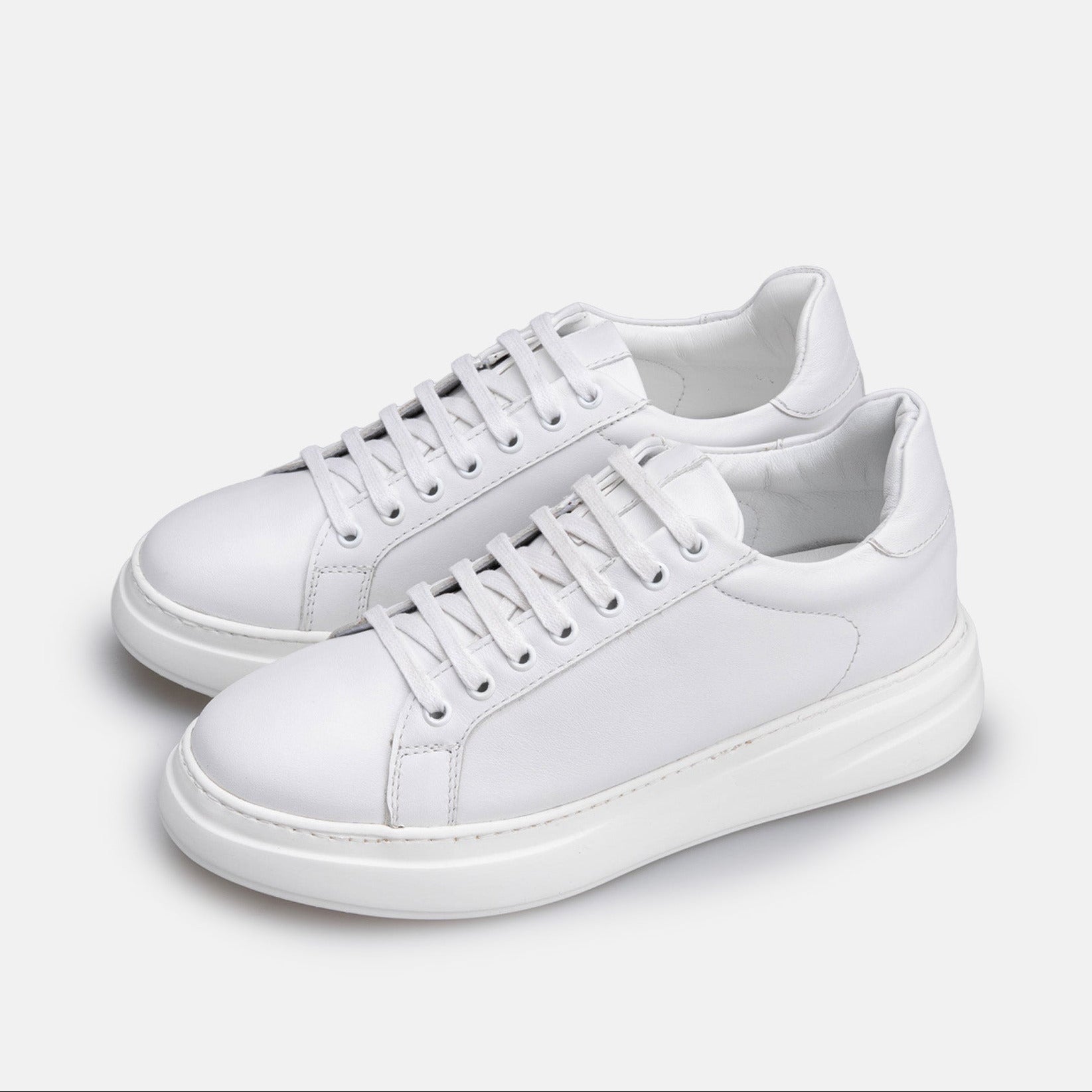 Volzak 165 Basket en cuir Blanc