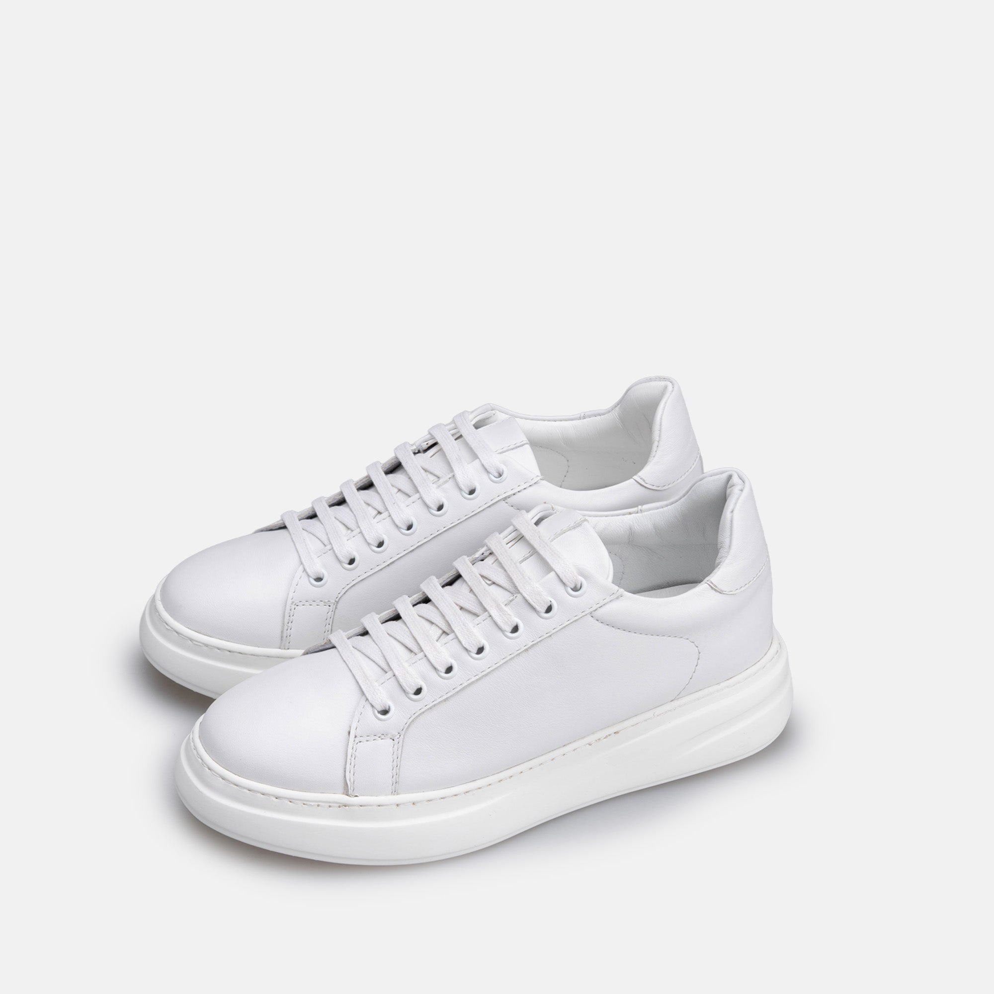 Volzak 165 Basket en cuir Blanc