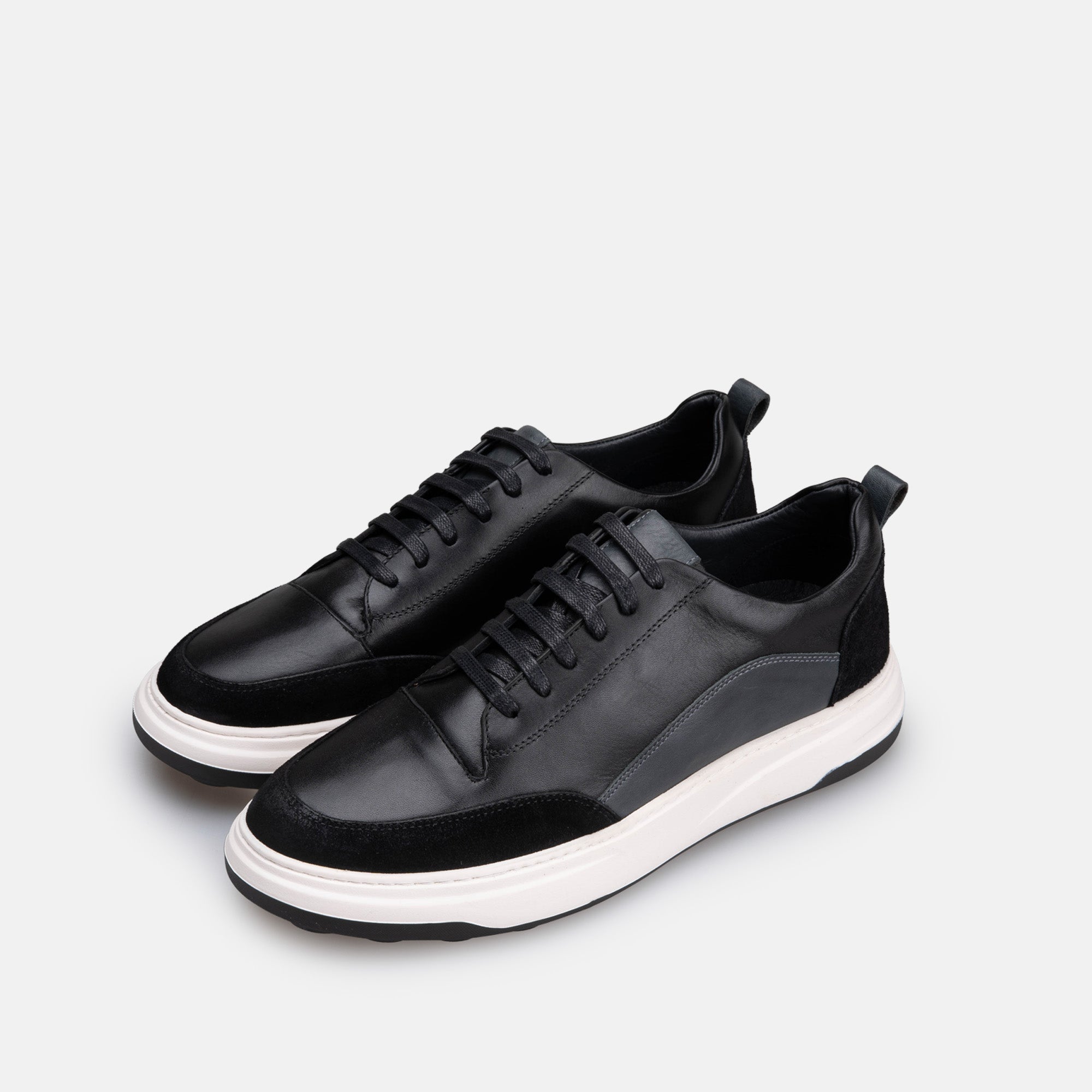 Volzak 6056 basket en cuir Noir