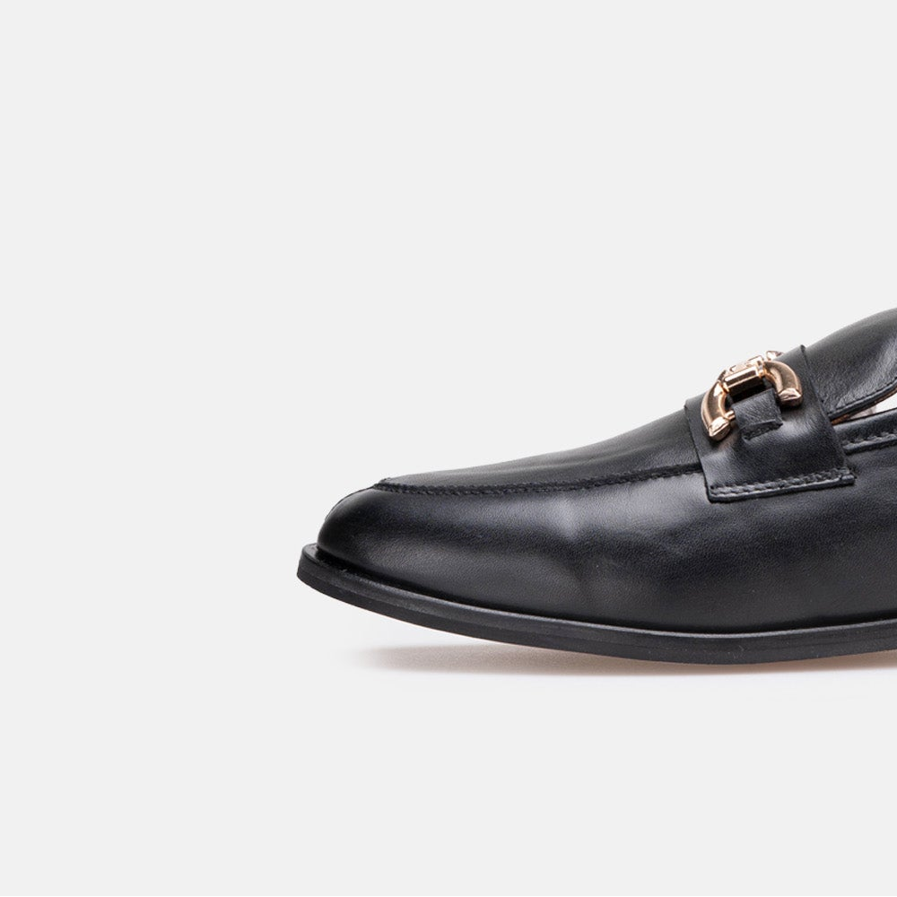 Volzak 128 Chaussure en cuir Noir