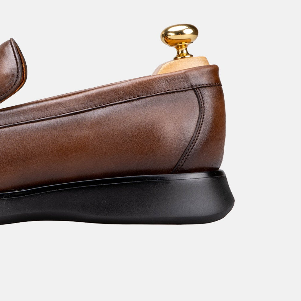 Volzak 5508 chaussure en cuir Marron Vintage