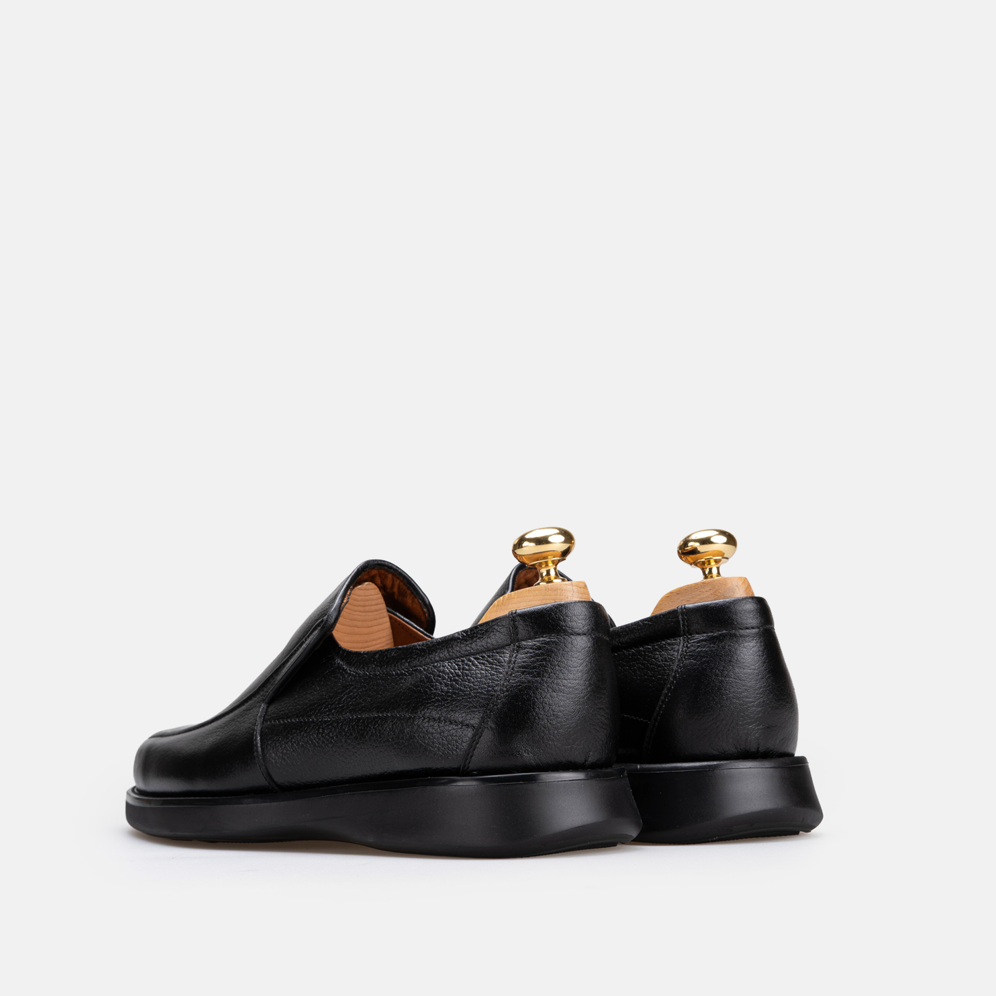 Volzak 5512 chaussure en cuir Noir Grainé