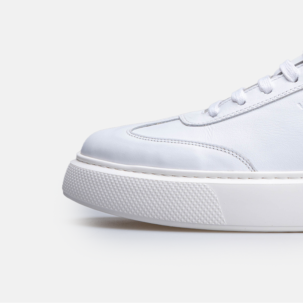 Volzak 7008 Basket en cuir Blanc