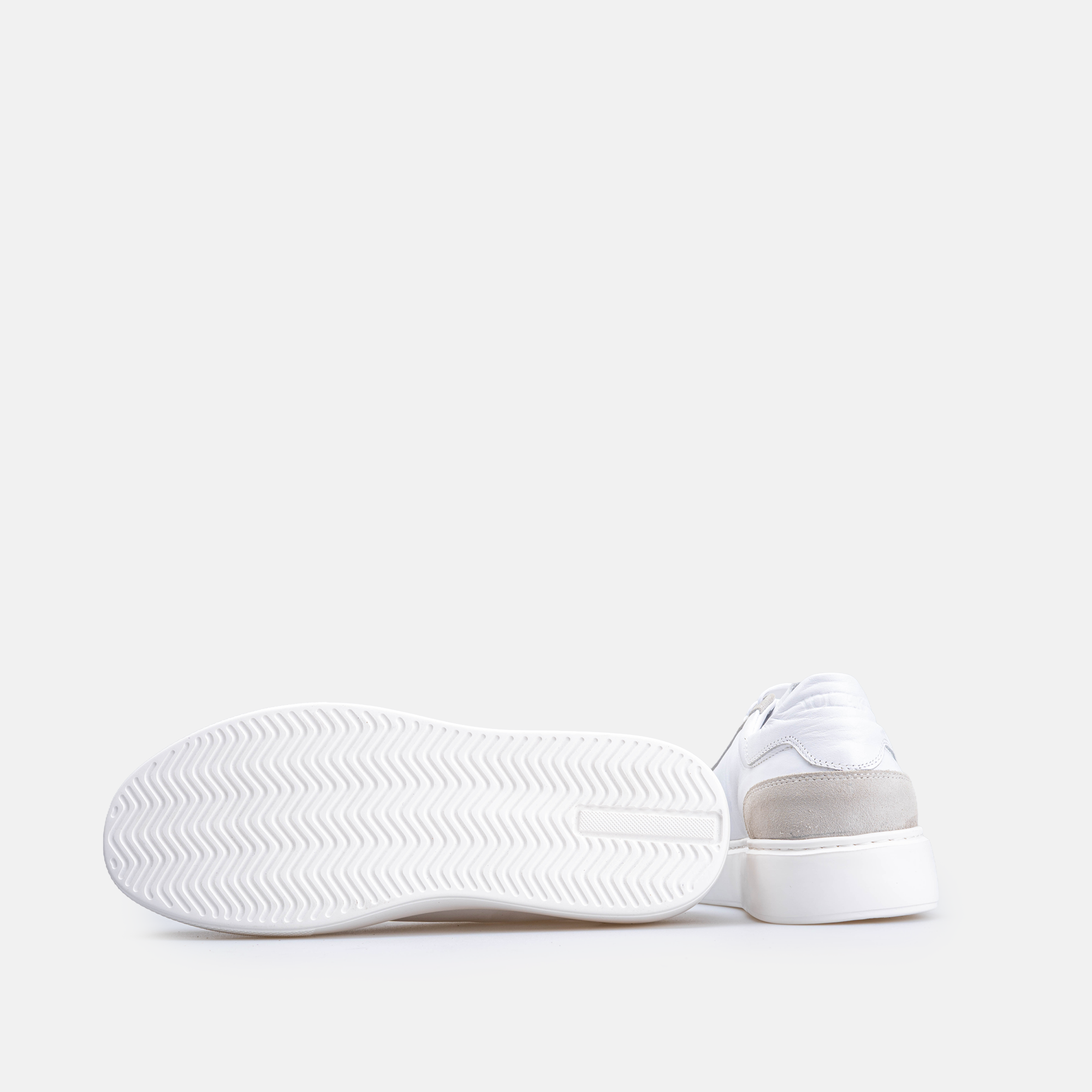 Volzak 7008 s Basket en cuir Blanc