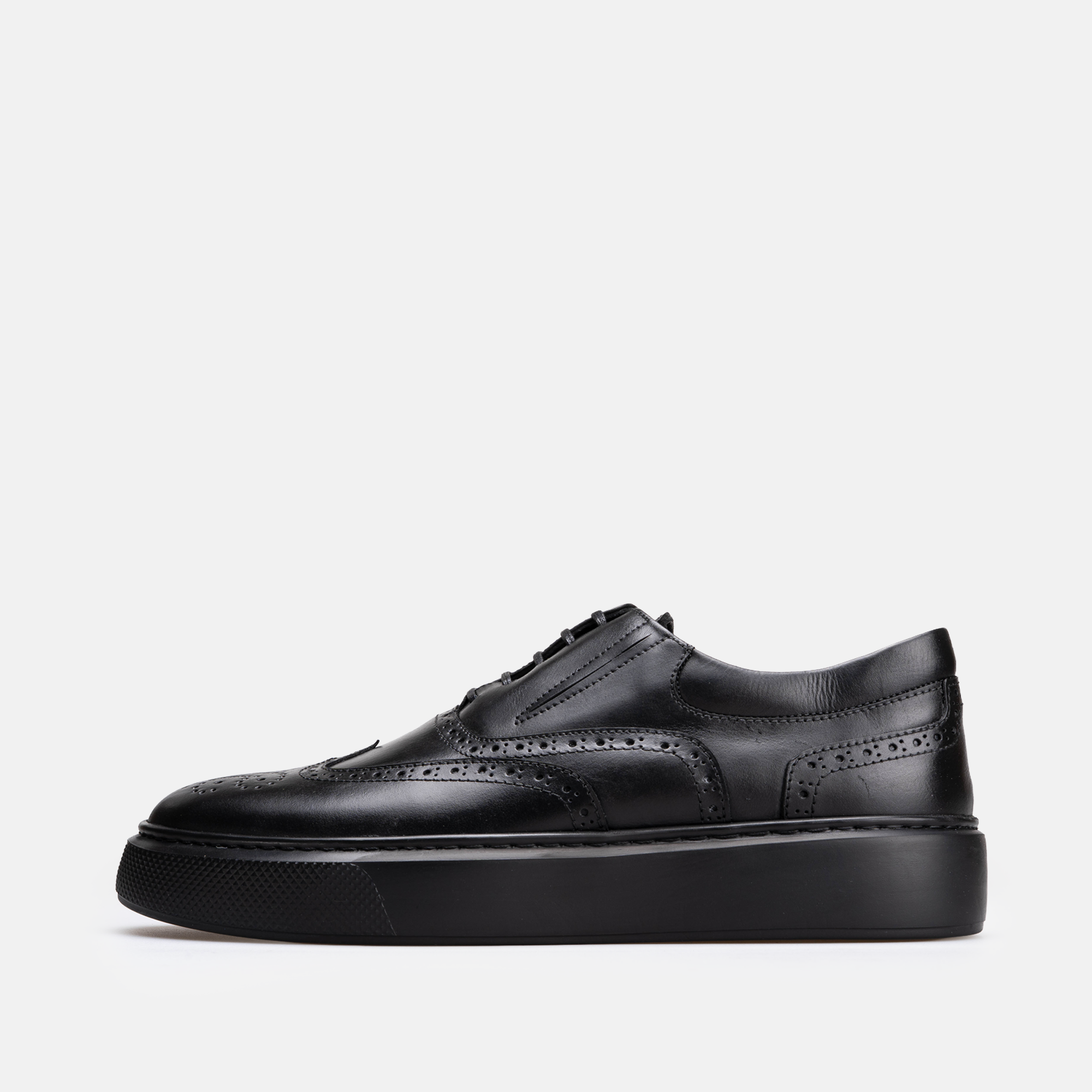 Volzak 326 Basket en cuir Noir