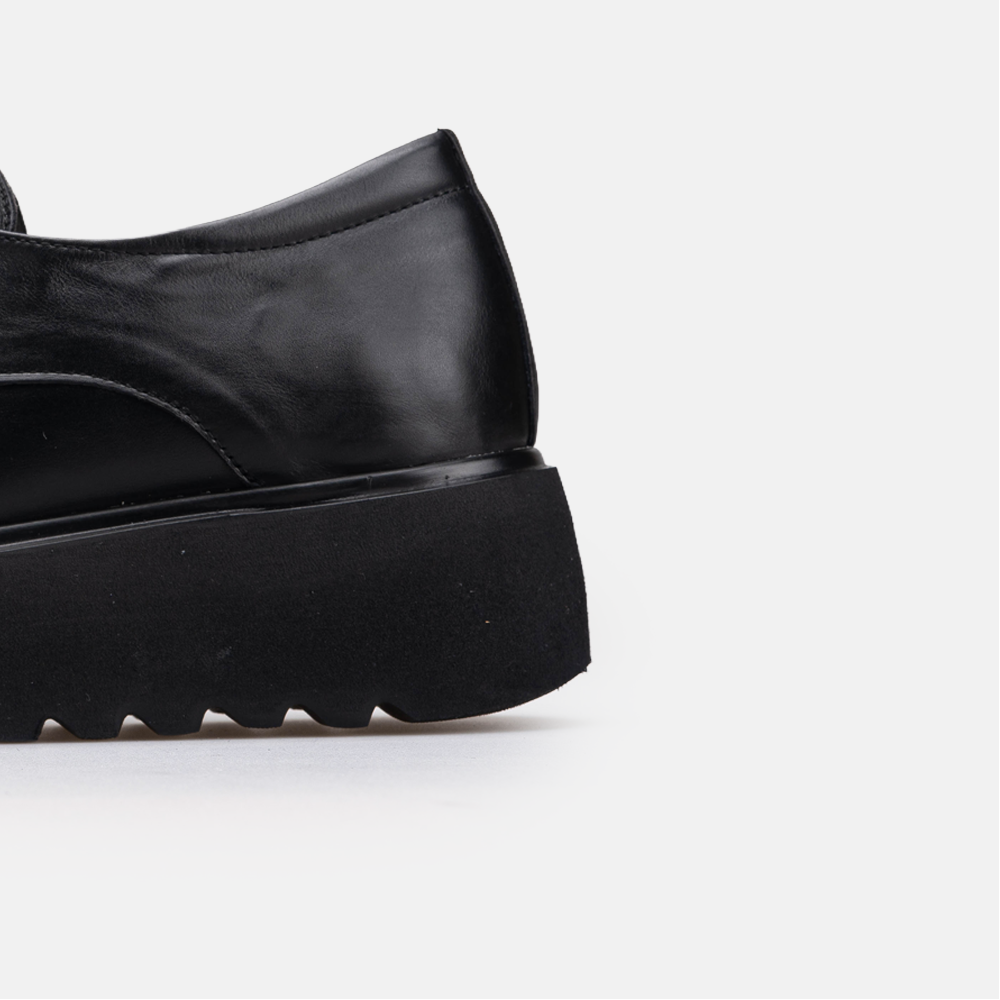 Volzak 4027 Chaussure en cuir Noir