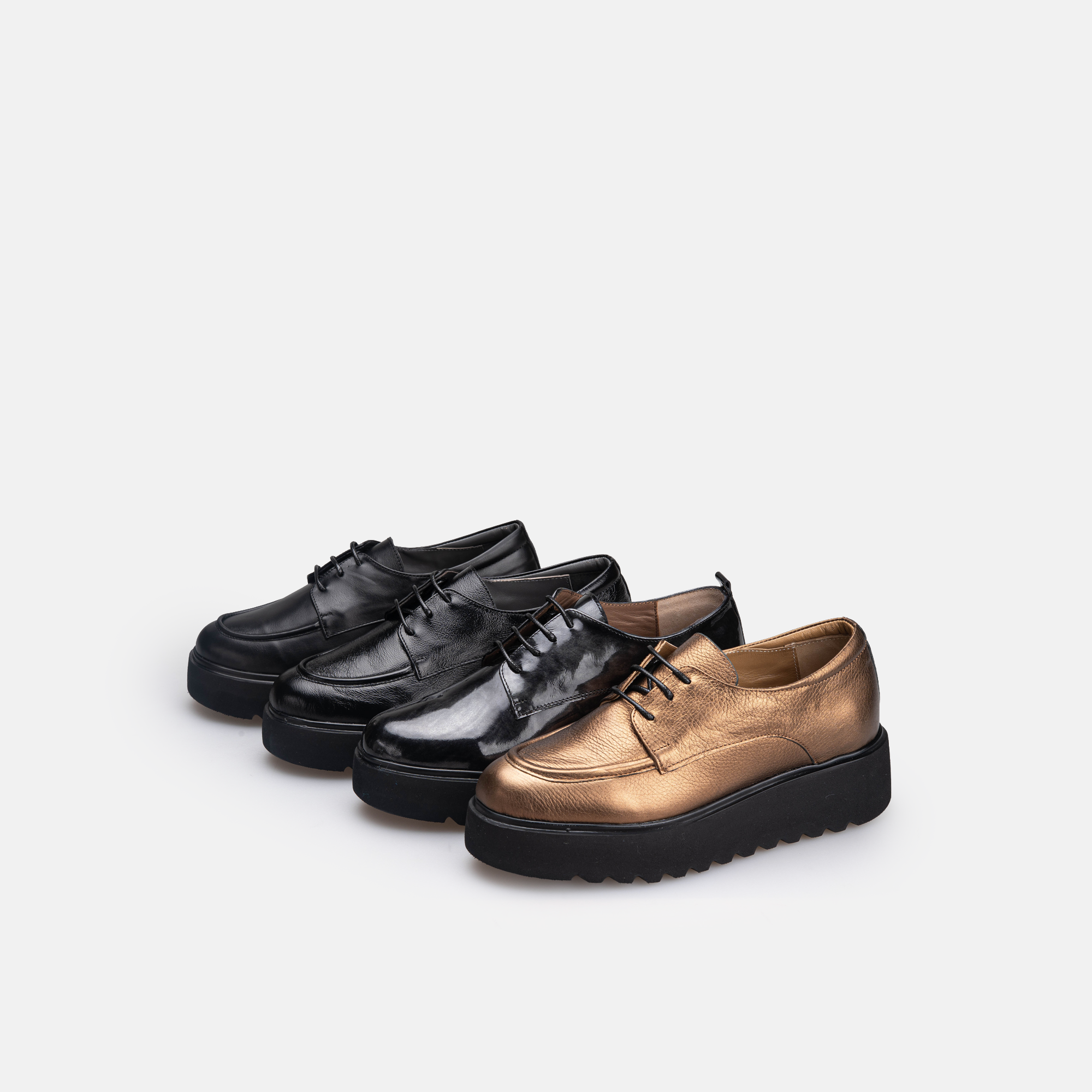 Volzak 4027 Chaussure en cuir Bronze