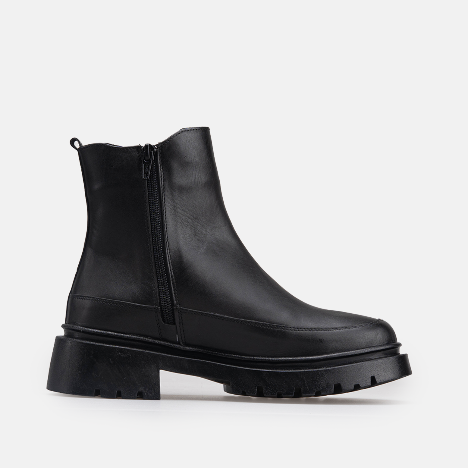 Volzak 4032 Bottine en cuir Noir