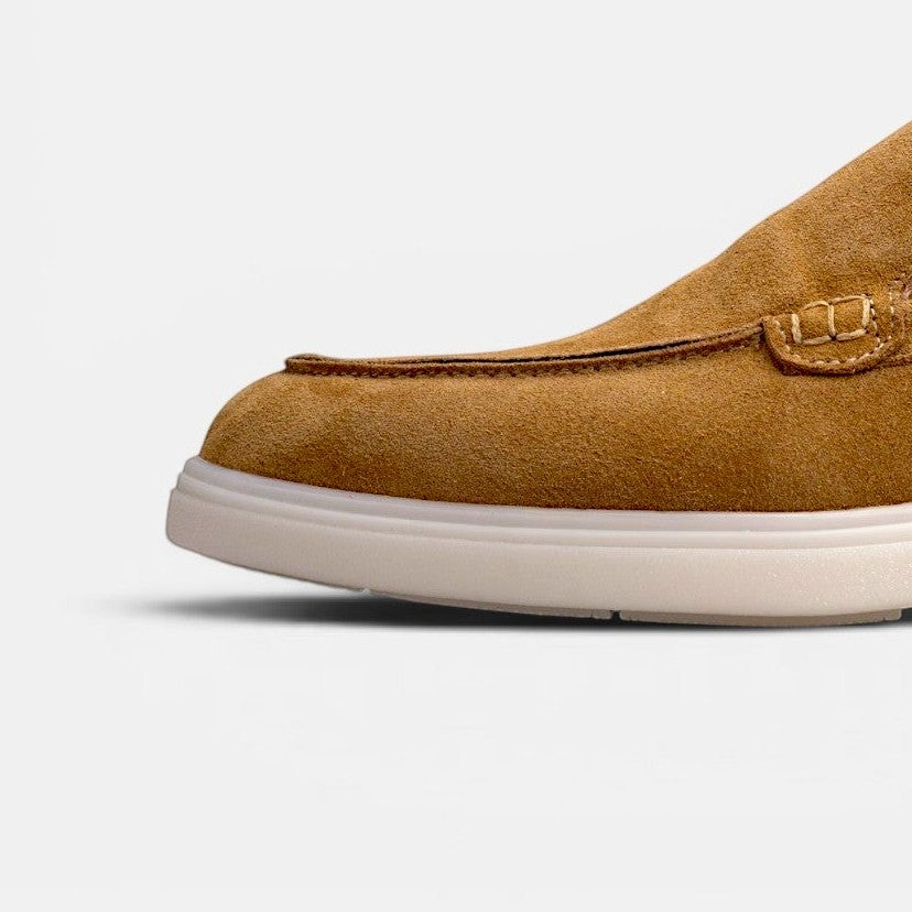 Volzak 713 Mocassin en daim Camel