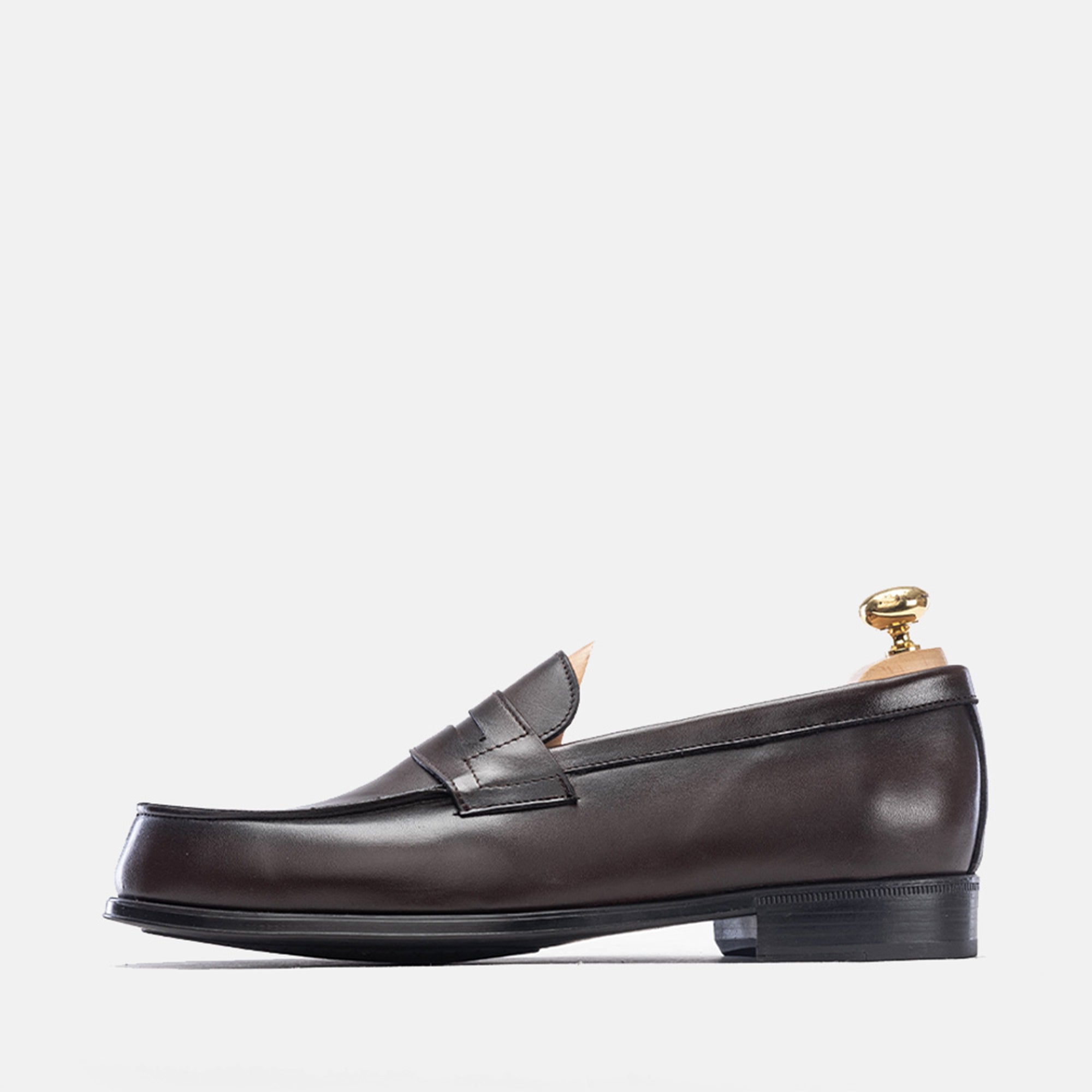 Volzak 5157 Mocassin penny en cuir Marron