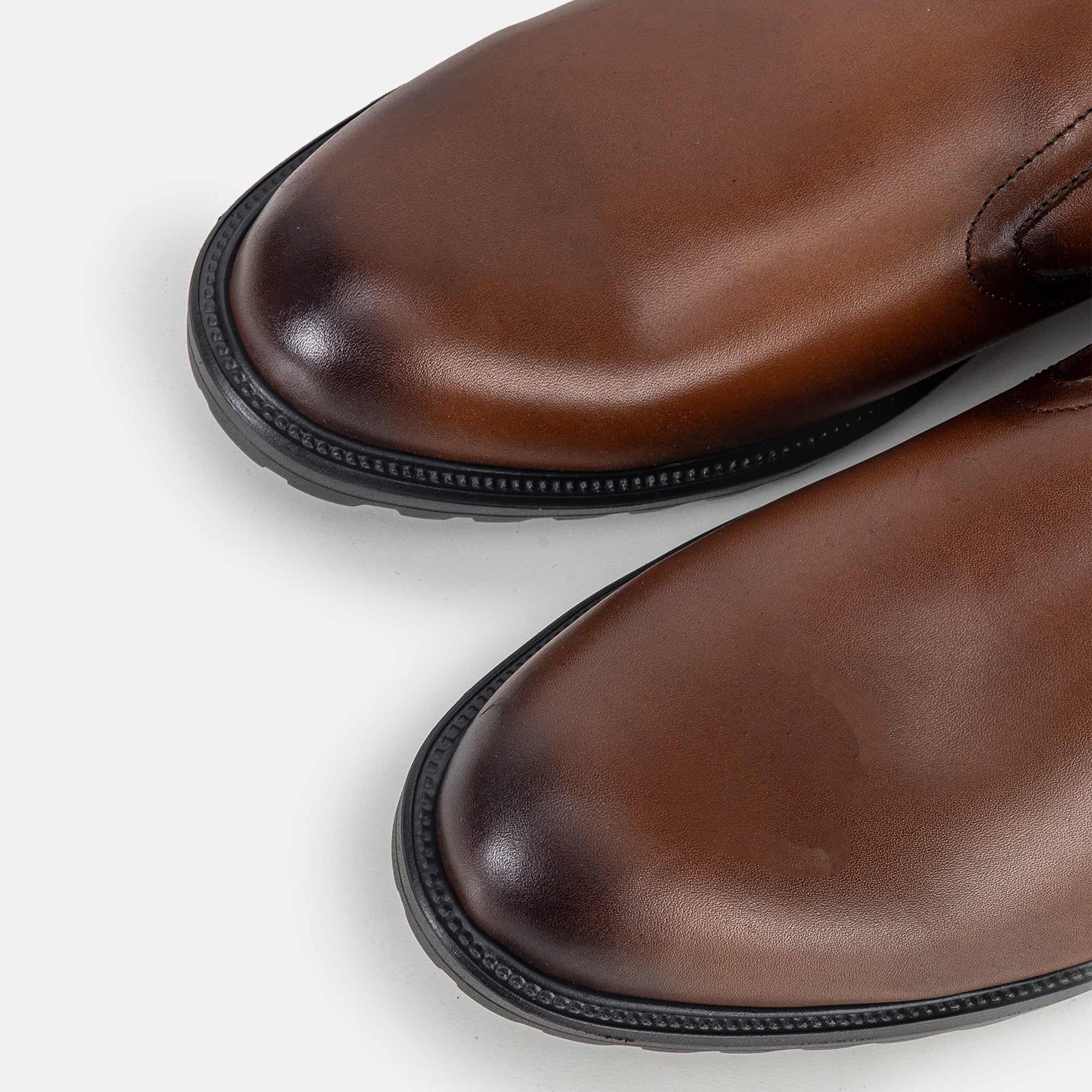 Volzak 5305 Bottine en cuir Marron Vintage