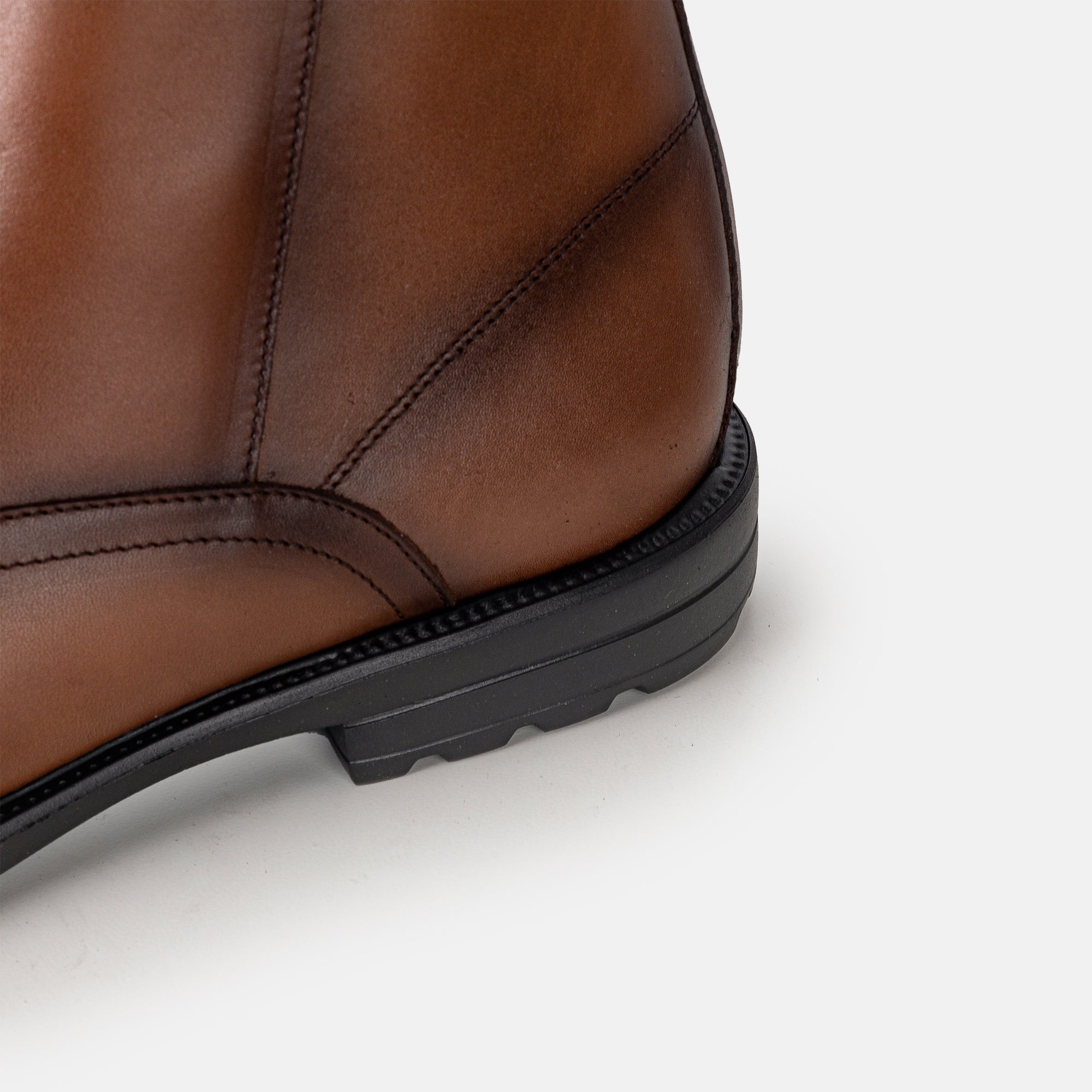 Volzak 5305 Bottine en cuir Marron Vintage
