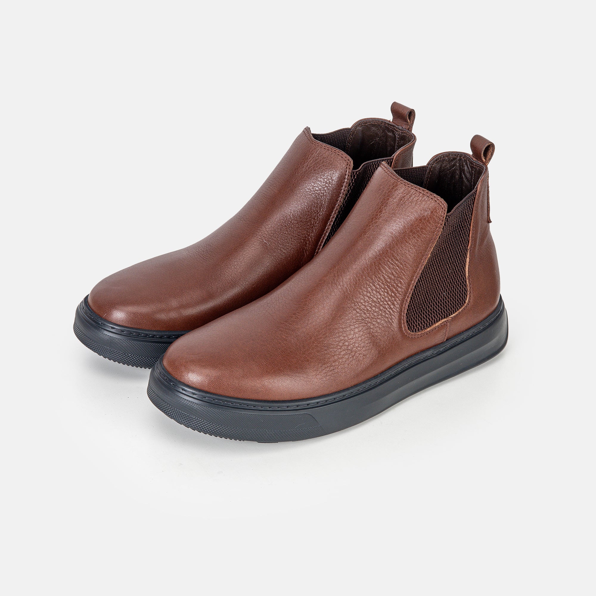 Volzak 2187 Brown Leather Ankle Boot