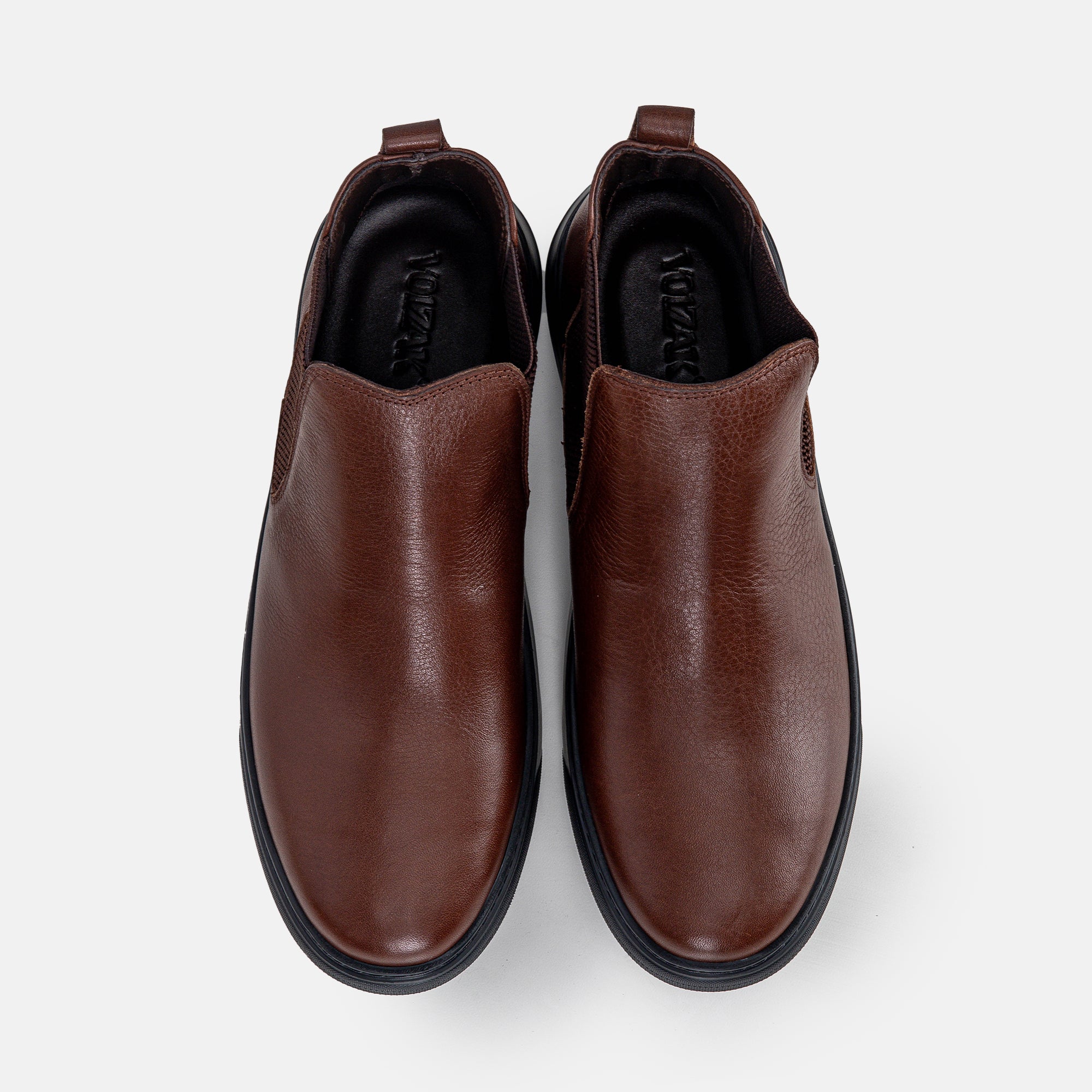 Volzak 2187 Brown Leather Ankle Boot