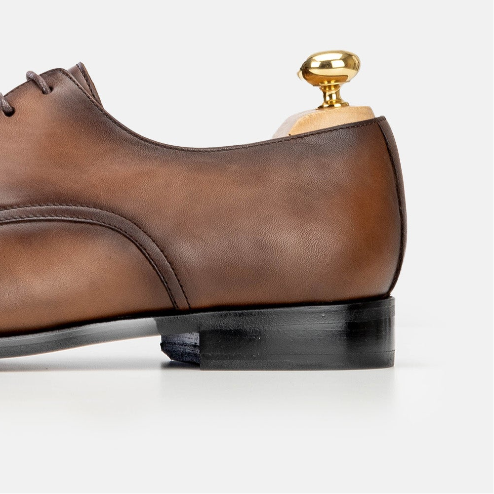 Volzak 5342 chaussure en cuir Marron Vintage