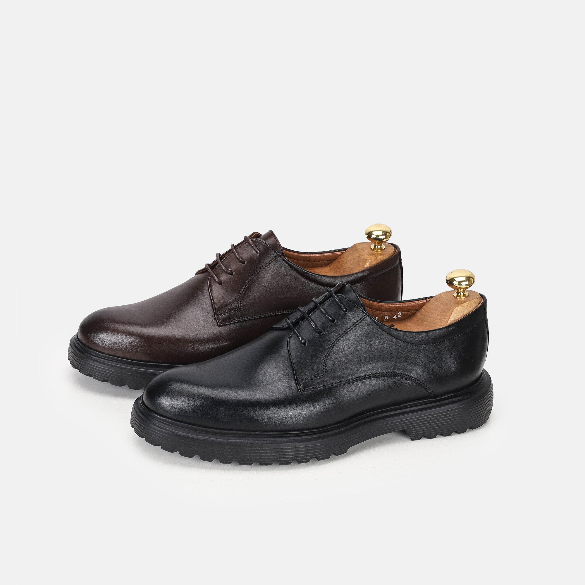 Volzak 5311 leather shoe Black