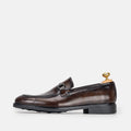 Volzak 5313 chaussure en cuir Démasquable Marron vintage