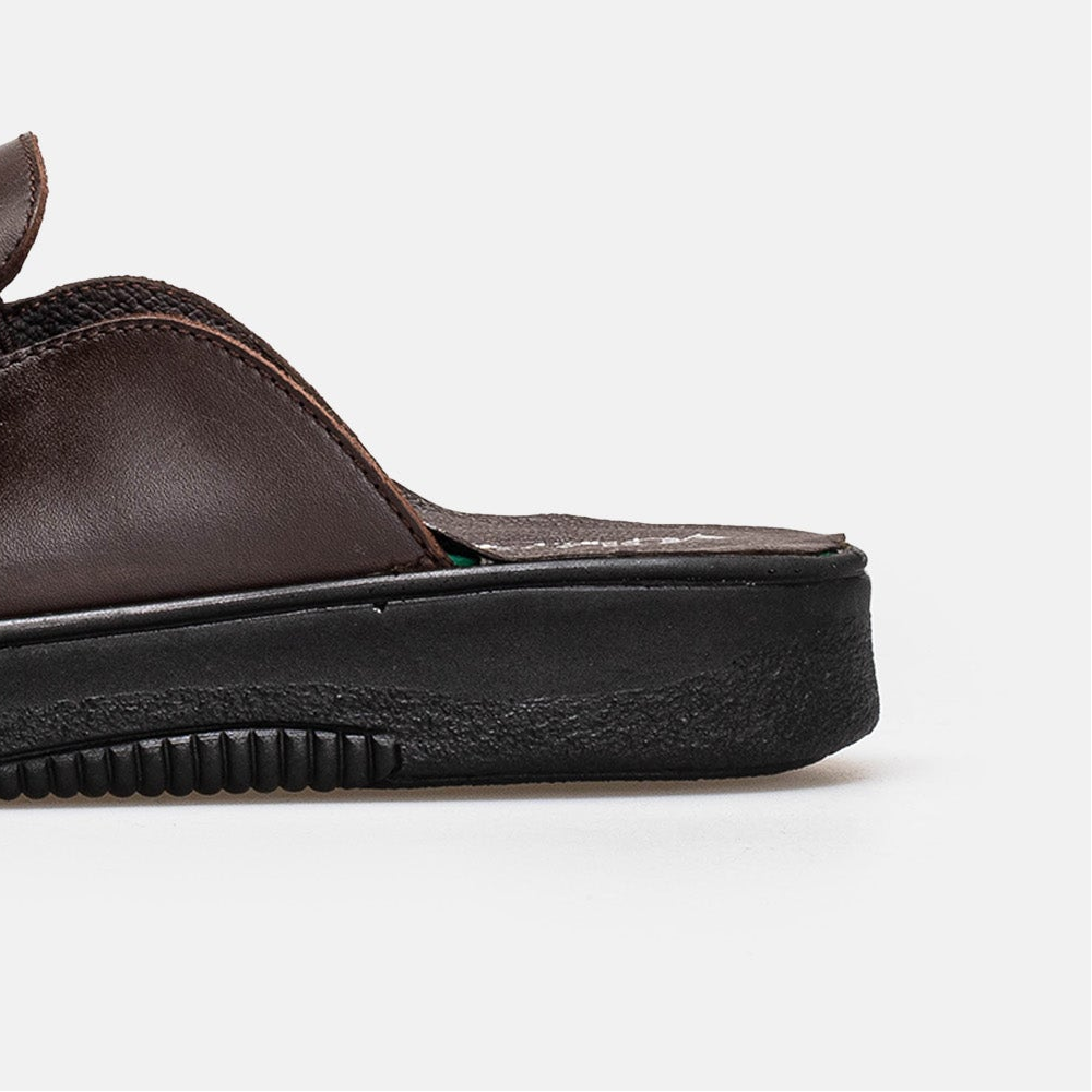 Volzak 5400 Sabot en cuir Marron