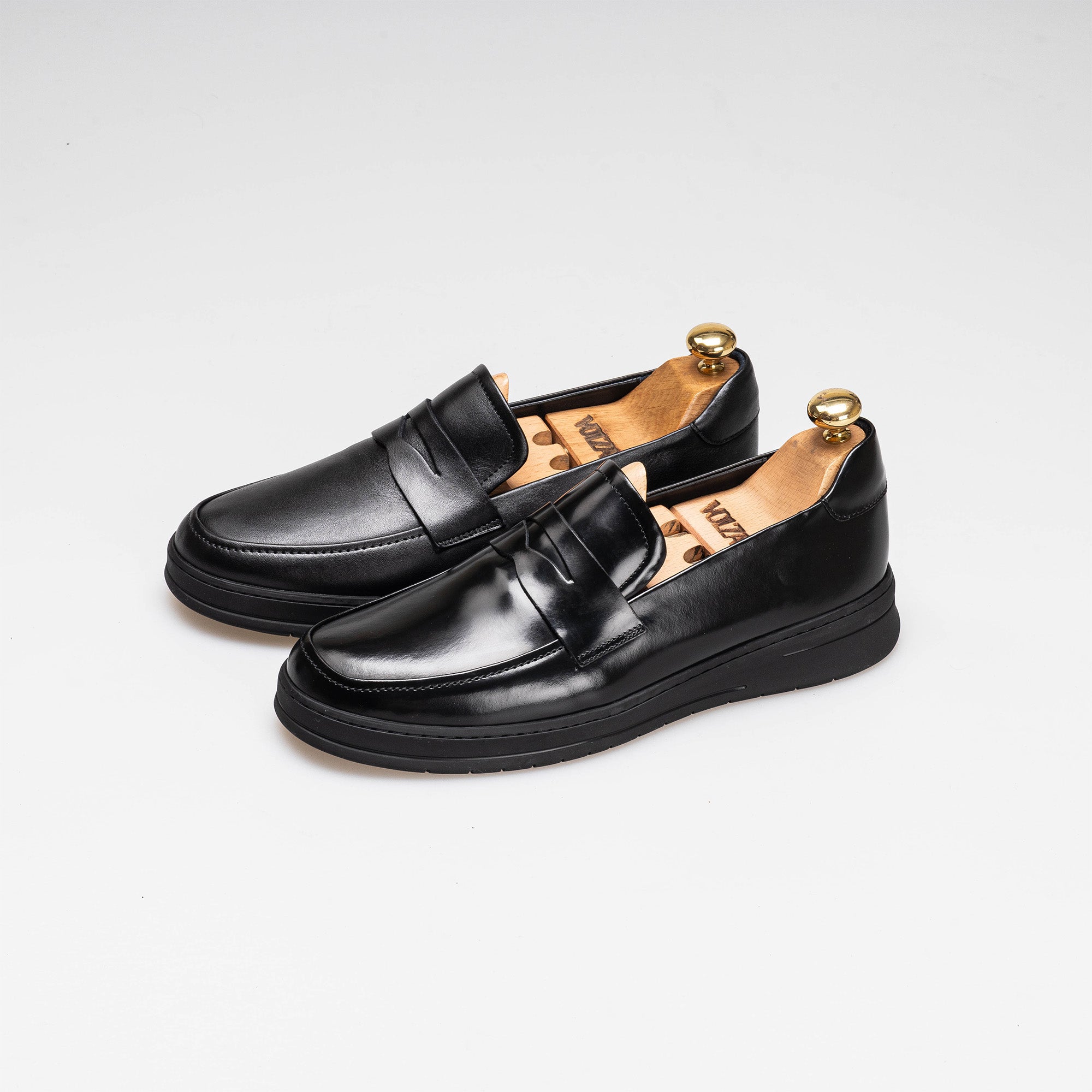 Volzak 3075 chaussure en cuir Démasquable Noir