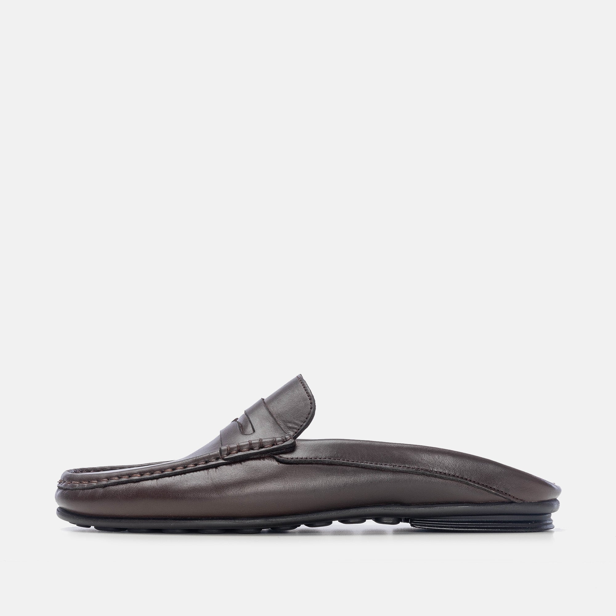 Volzak 5175 Brown Leather Mule