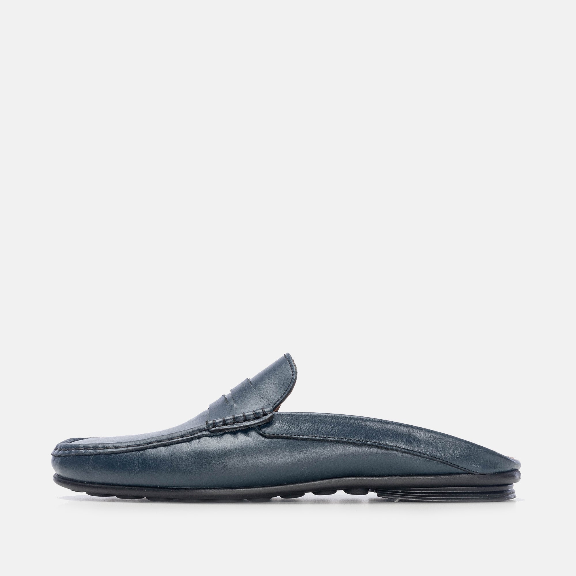 Volzak 5175 Blue Leather Mule