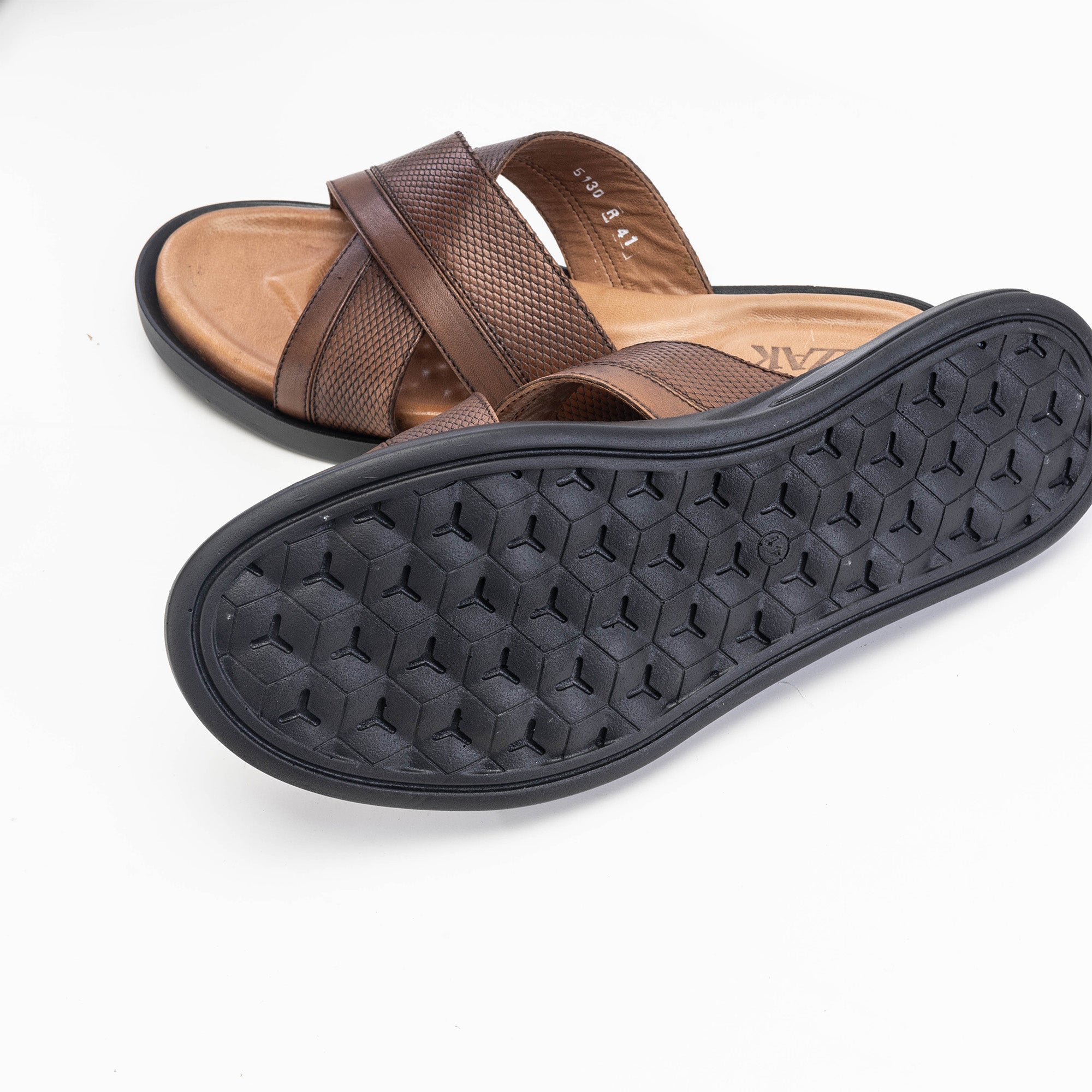 Volzak 5132 S Vintage Brown Leather Sandal