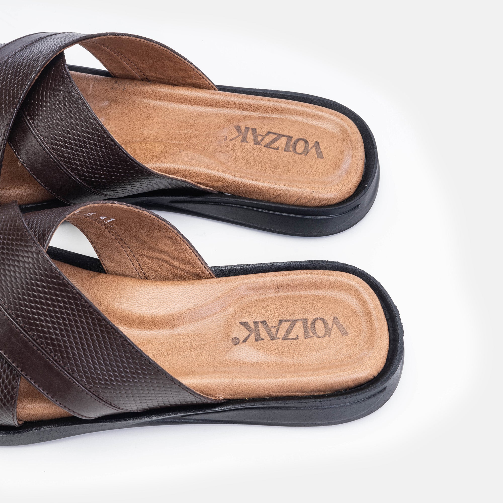 Volzak 5132 S Brown Leather Sandal