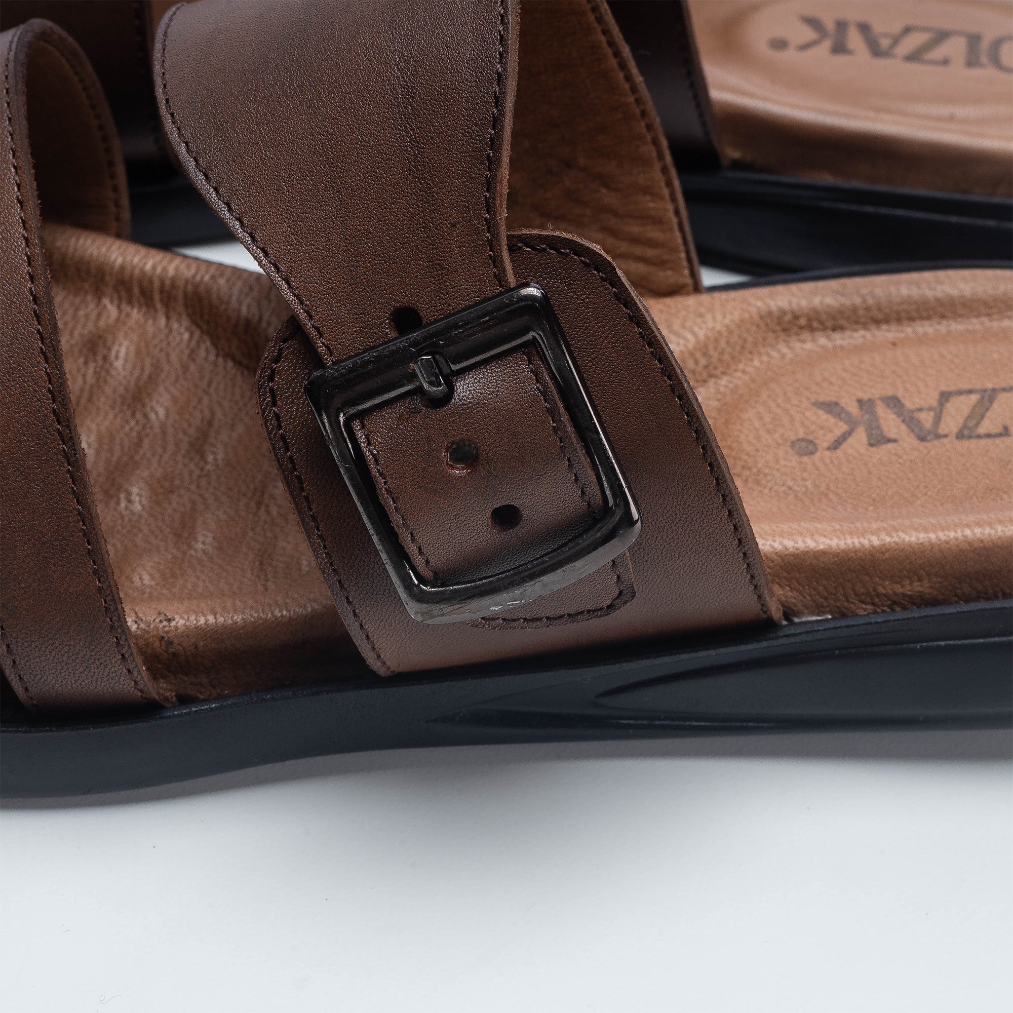 Volzak 5135 S Vintage Brown Leather Sandal