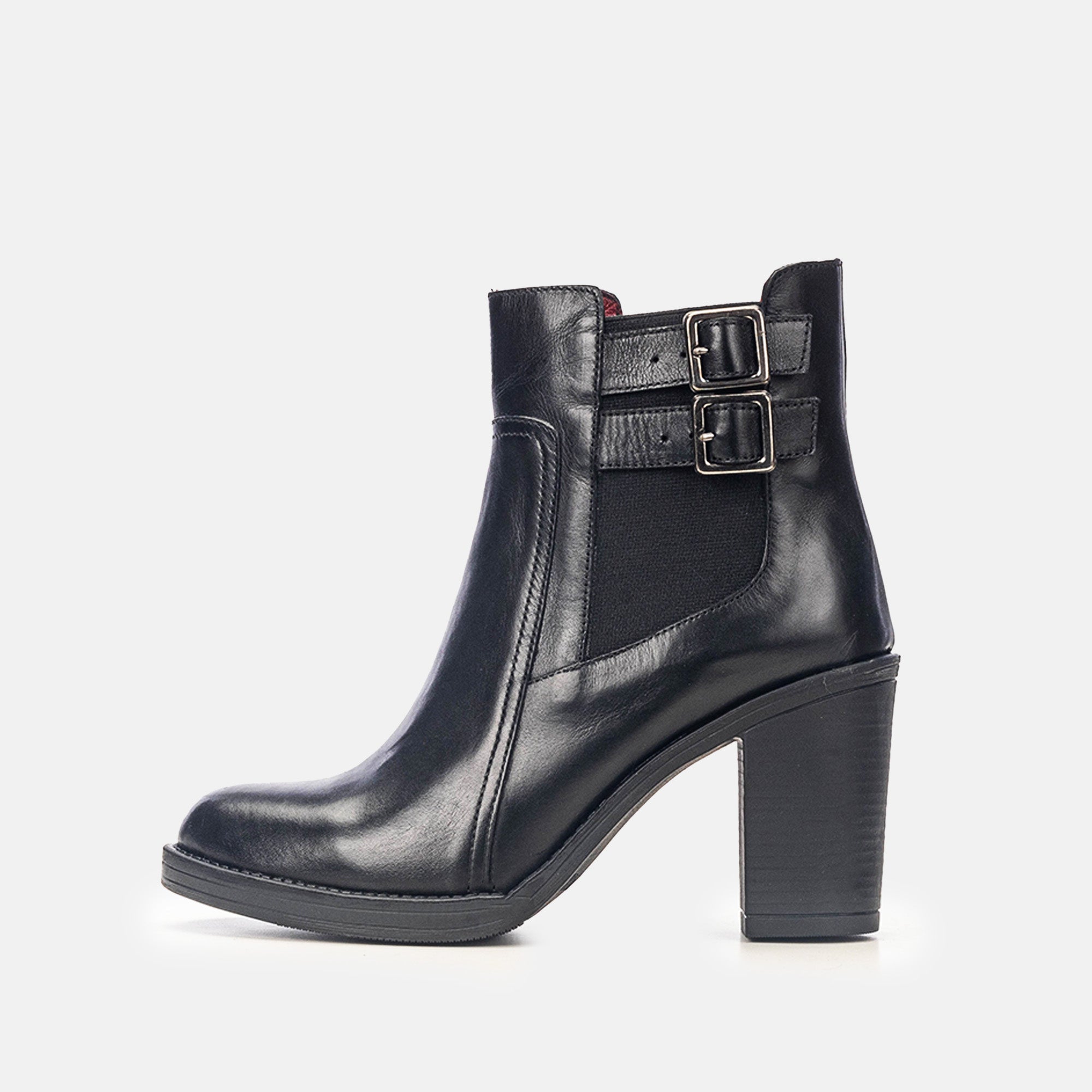 Volzak 2026 Black Leather Ankle Boot