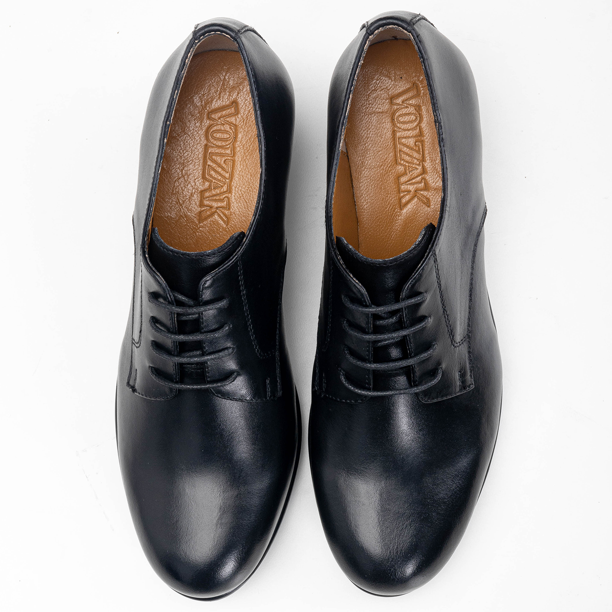Volzak 5054 Black Leather Shoe