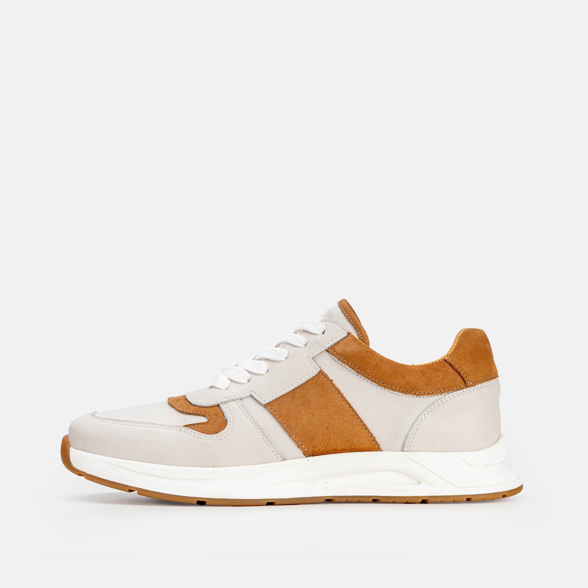 Volzak 3038 Basket en cuir Beige Camel