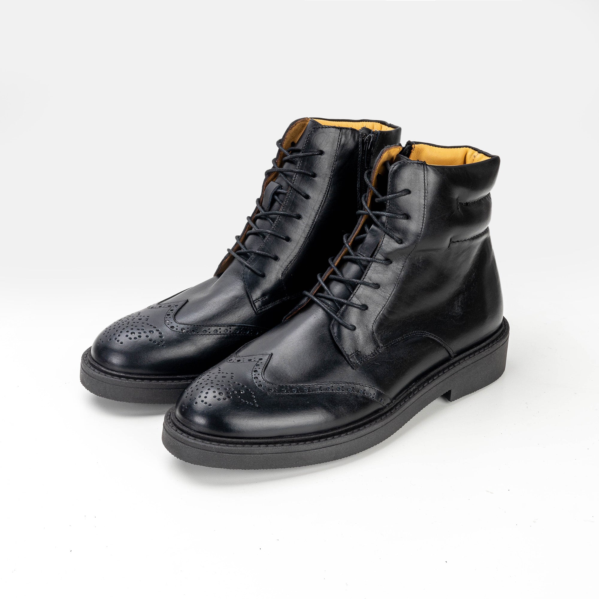 Volzak 1809 bottine en cuir Noir